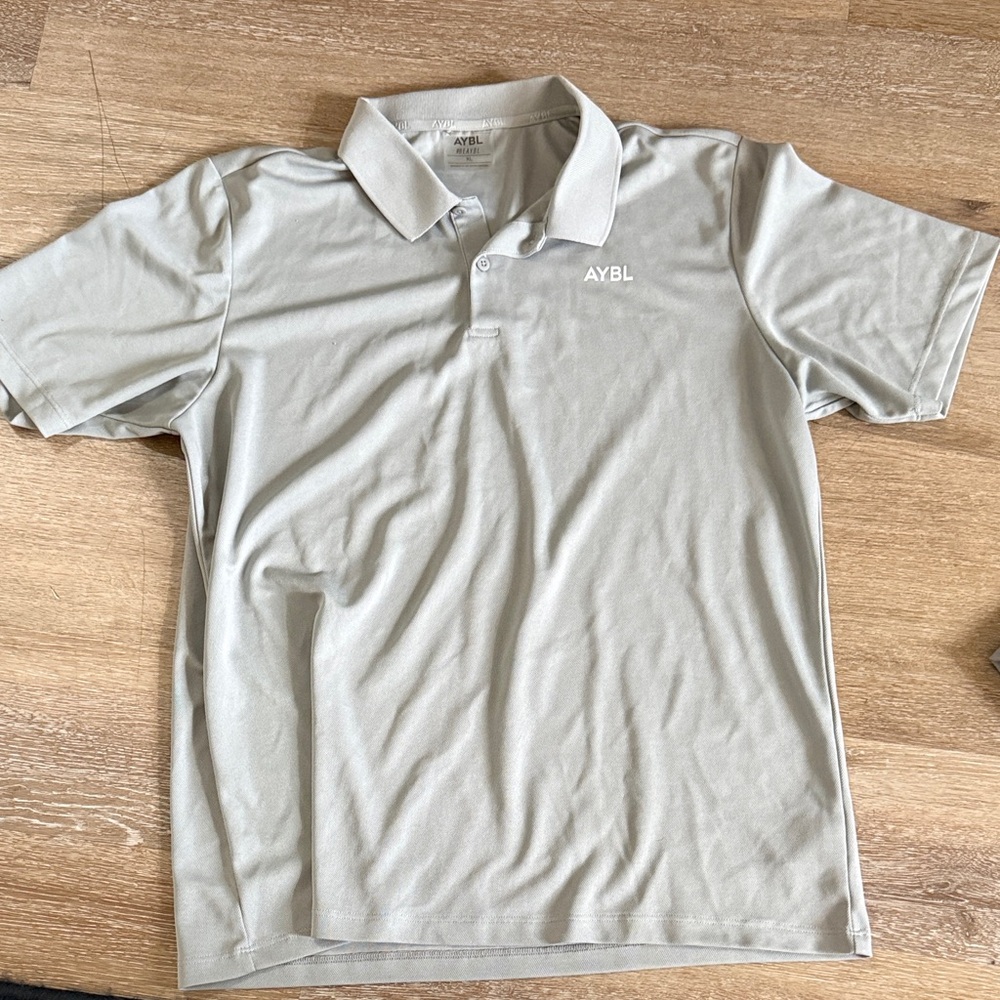 AYBL Men's Light Gray Polo Shirt